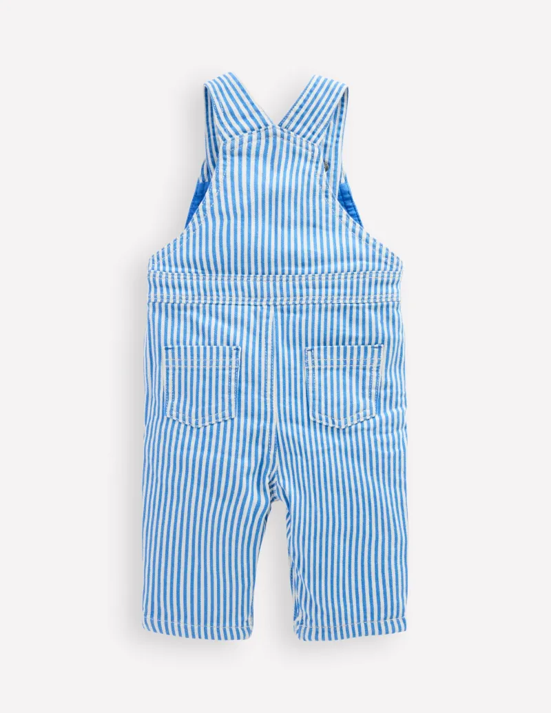 Hosen & Leggings | Boden Latzhose für Jungen-Blau Drell Streifen BlauDrellStreifen
