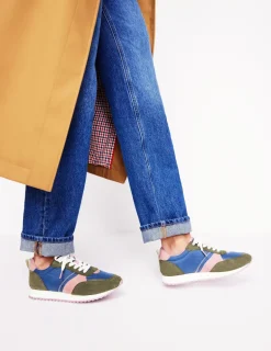 Flache Schuhe | Nachtwäsche & Schlafanzüge | Boden Laufschuhe-Blau Blockfarben BlauBlockfarben