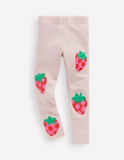 Hosen & Jeans | Leggings | Boden Leggings mit Applikationen-Kreide-Violett Erdbeeren Kreide-ViolettErdbeeren