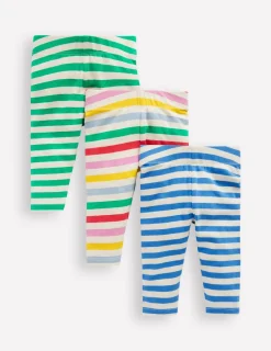 Hosen & Leggings | Boden Leggings-Set für Jungen-Hellbeige/Bunt, Gestreift Hellbeige/Bunt,Gestreift