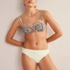 Bademode | Boden Levanzo Bikinihose mit Faltendetail- Naturweiß