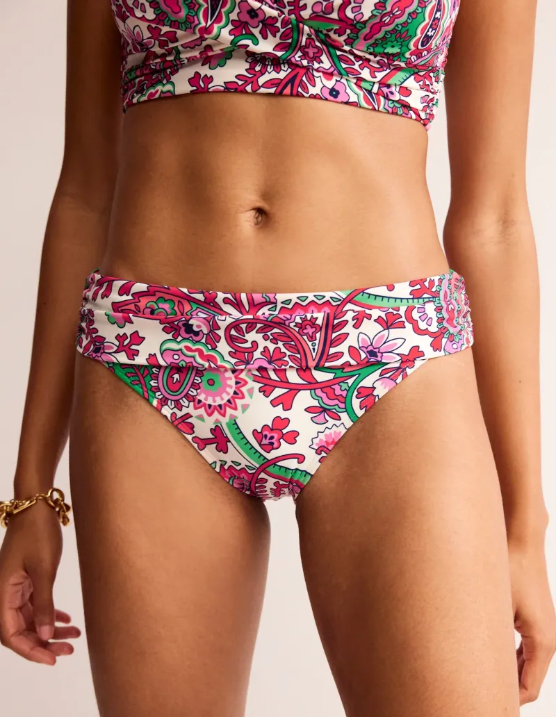 Bademode | Boden Levanzo Bikinihose mit Faltendetail-Bunt, Fantastisch Bunt,Fantastisch