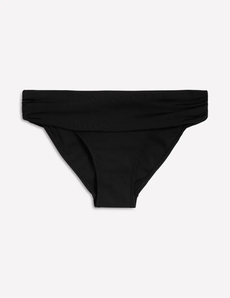 Bademode | Boden Levanzo Bikinihose mit Faltendetail- Schwarz