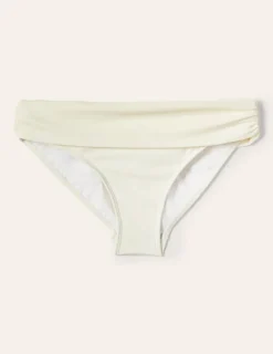 Bademode | Boden Levanzo Bikinihose mit Faltendetail- Naturweiß