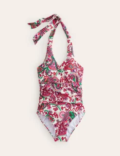 Bademode | Boden Levanzo Neckholder-Badeanzug-Bunt, Phantasievoll Bunt,Phantasievoll