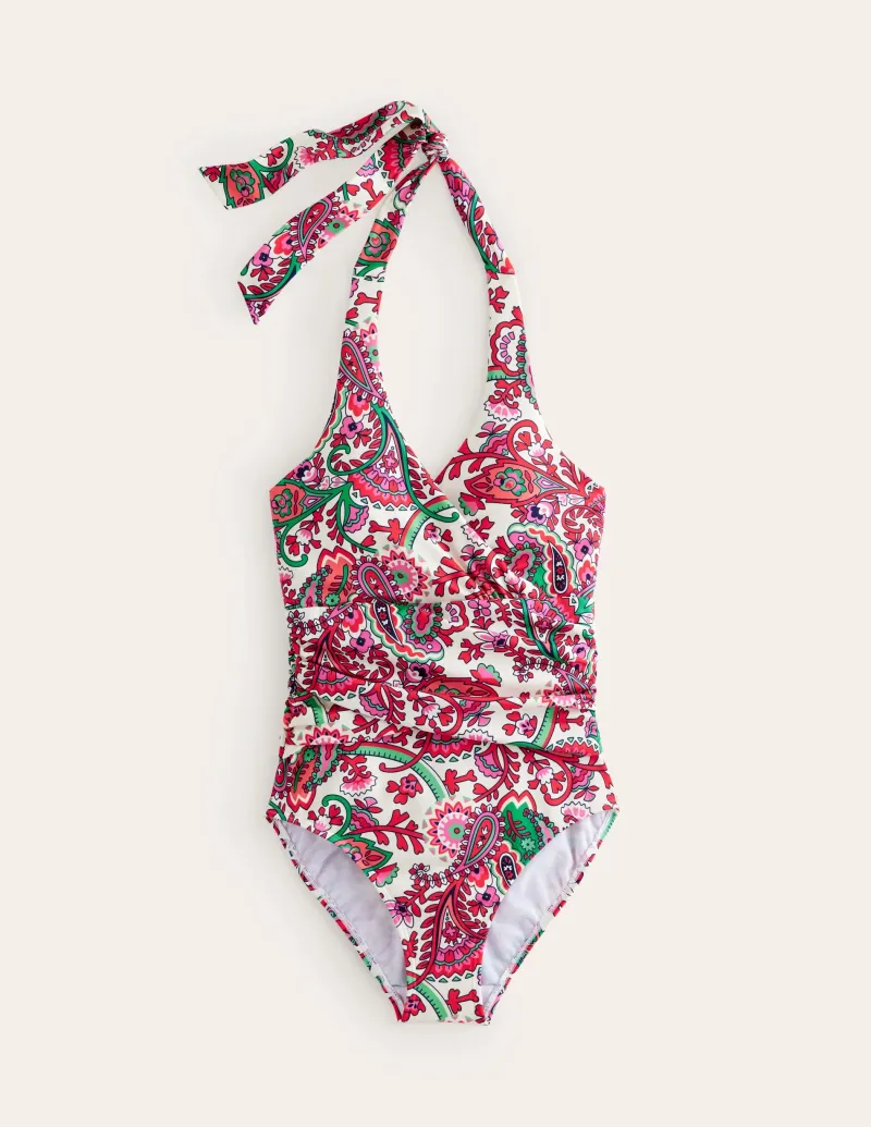 Bademode | Boden Levanzo Neckholder-Badeanzug-Bunt, Phantasievoll Bunt,Phantasievoll