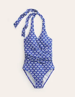 Bademode | Boden Levanzo Neckholder-Badeanzug-Surf The Web, Laub Geo SurfTheWeb,LaubGeo