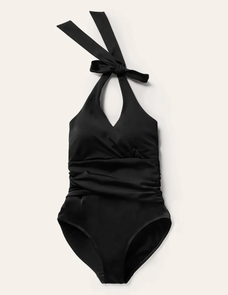 Bademode | Boden Levanzo Neckholder-Badeanzug- Schwarz