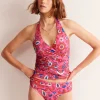 Bademode | Boden Levanzo Neckholder-Tankinioberteil-Rosa, Botanisch Welle Rosa,BotanischWelle