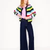 Pullover & Strickjacken | Boden Libby Strickjacke-Mohnblumenrot, Blau Bunt Mohnblumenrot,BlauBunt