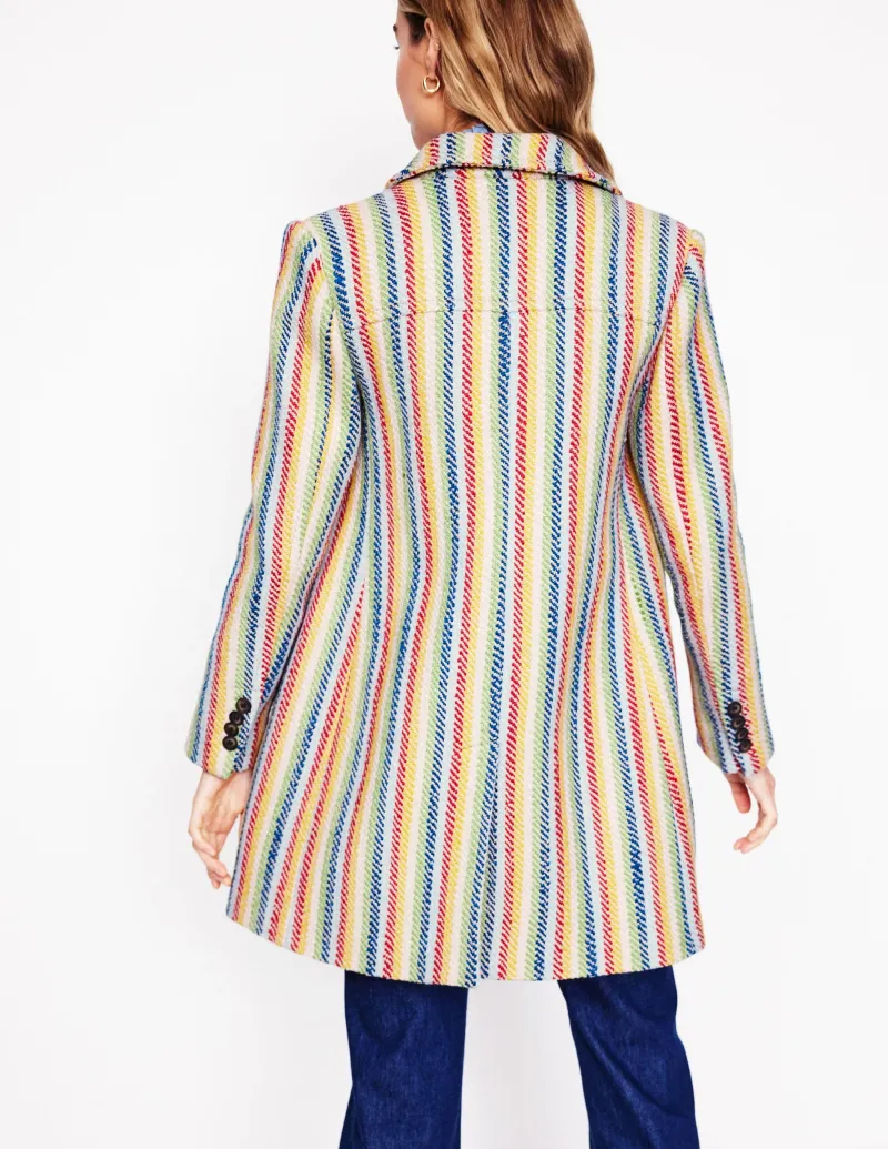 Mäntel & Jacken | Boden Lincoln Mantel mit Streifen-Regenbogen Twill Streifen RegenbogenTwillStreifen