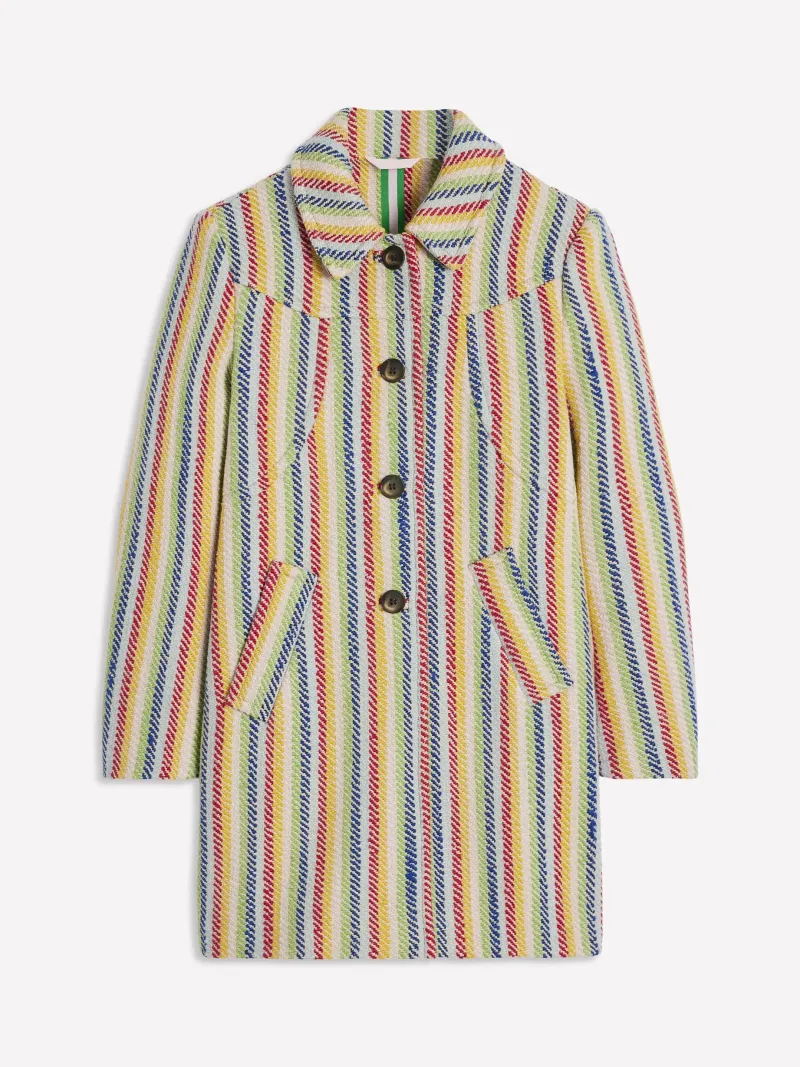 Mäntel & Jacken | Boden Lincoln Mantel mit Streifen-Regenbogen Twill Streifen RegenbogenTwillStreifen