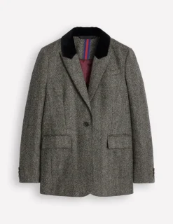 Blazer | Mäntel & Jacken | Boden Locker geschnittener Wollblazer- Fischgrät