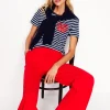 Nachtwäsche & Schlafanzüge | T-shirts & Tops | Boden Locker geschnittenes originelles T-Shirt-Französisches Marineblau, Herzen FranzösischesMarineblau,Herzen
