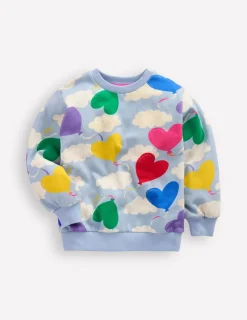 Oberteile & T-shirts | Hoodies & Kapuzenpullis | Boden Lockeres Sweatshirt mit Druck-Nebligblau Ballon Himmel NebligblauBallonHimmel