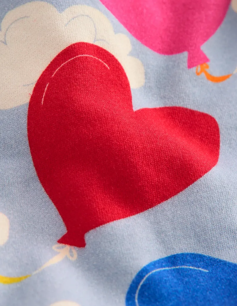 Oberteile & T-shirts | Hoodies & Kapuzenpullis | Boden Lockeres Sweatshirt mit Druck-Nebligblau Ballon Himmel NebligblauBallonHimmel