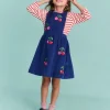 Kleider | Boden Lucilla Schürzenkleid-Steuerbordblau Kirschen SteuerbordblauKirschen