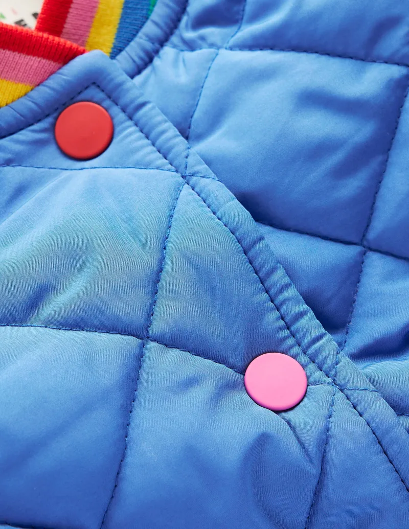 Mäntel & Jacken | Boden Lustige Bomberjacke mit Teddyfell-Futter-Pfauenfederblau Herzenexplosion PfauenfederblauHerzenexplosion