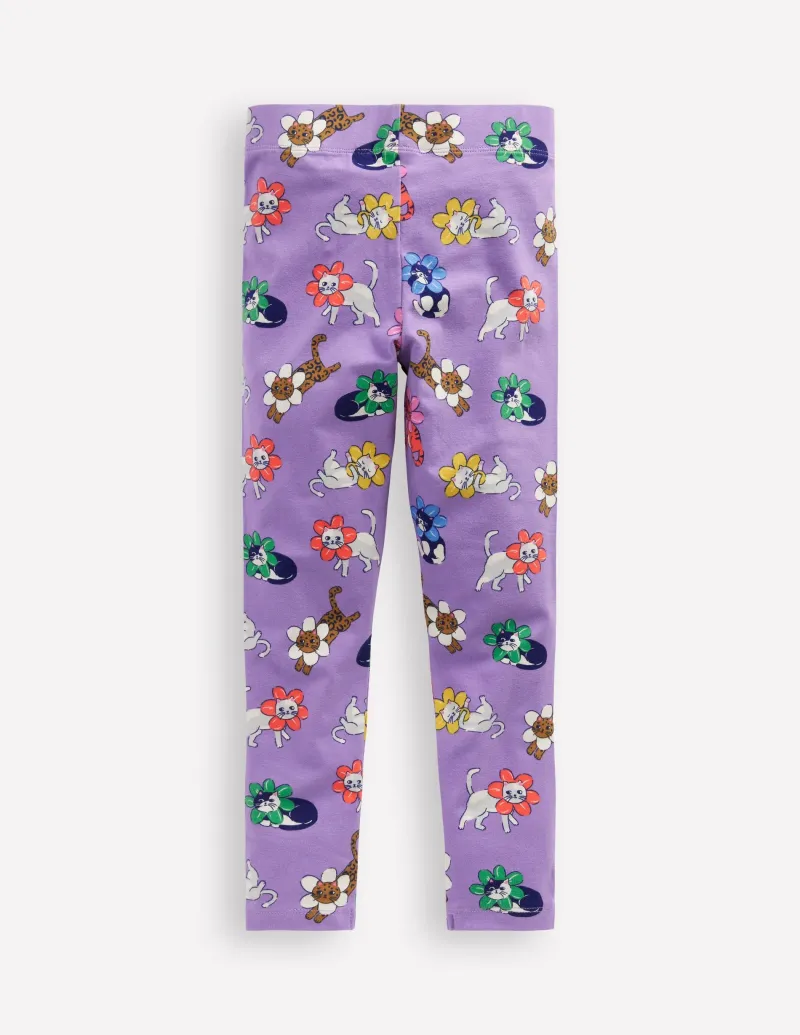 Leggings | Hosen & Jeans | Boden Lustige Leggings-Asternlila Kleine Blumen Katze AsternlilaKleineBlumenKatze