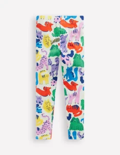 Leggings | Hosen & Jeans | Boden Lustige Leggings-Bunt Haferbeige Regenbogen Tiere BuntHaferbeigeRegenbogenTiere