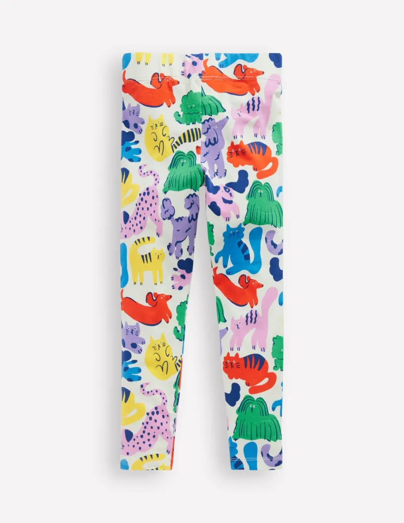 Leggings | Hosen & Jeans | Boden Lustige Leggings-Bunt Haferbeige Regenbogen Tiere BuntHaferbeigeRegenbogenTiere