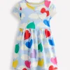 Kleider | Boden Lustiges Jerseykleid mit Herztasche-Ballon Wolken BallonWolken