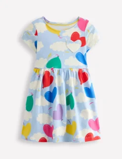 Kleider | Boden Lustiges Jerseykleid mit Herztasche-Ballon Wolken BallonWolken