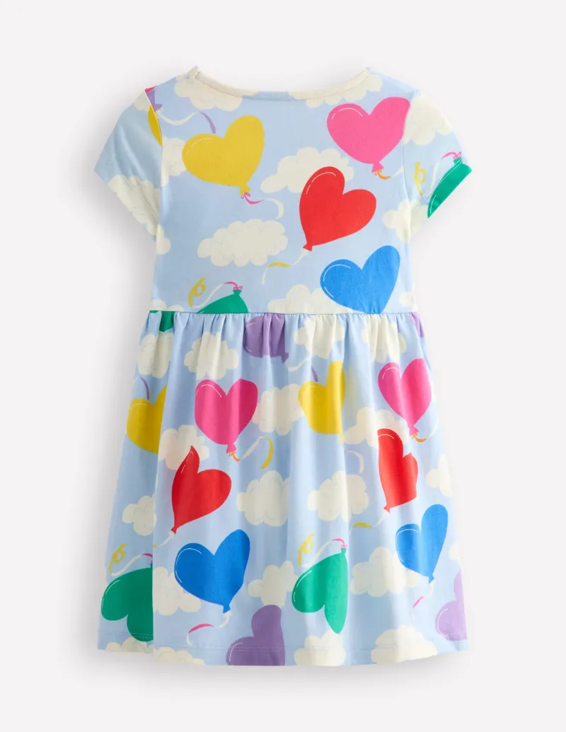 Kleider | Boden Lustiges Jerseykleid mit Herztasche-Ballon Wolken BallonWolken