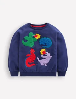 Sweatshirts & Fleeces | Oberteile & T-shirts | Boden Lustiges Sweatshirt-Steuerbordblau Drachen SteuerbordblauDrachen