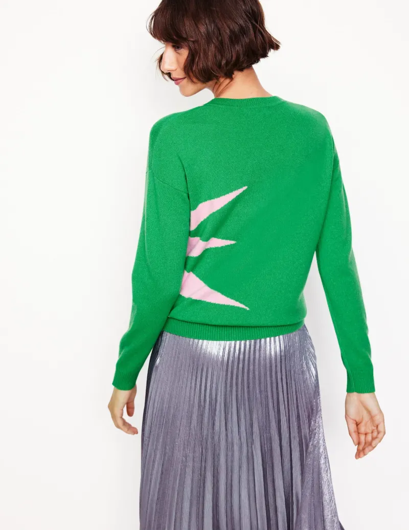 Pullover & Strickjacken | Boden Lydia Kaschmirpullover-Strahlendes Grün, Boom StrahlendesGrün,Boom
