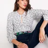 Oberteile | T-shirts & Tops | Boden Marina Jersey-Hemd-Naturweiß, Dackel Naturweiß,Dackel
