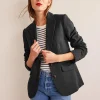 Mäntel & Jacken | Blazer | Boden Marylebone Ponte-Blazer-Anthrazit Meliert AnthrazitMeliert