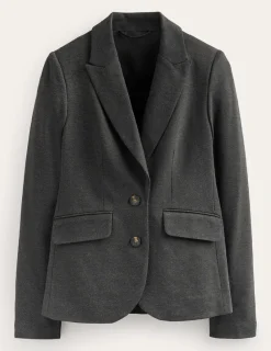 Mäntel & Jacken | Blazer | Boden Marylebone Ponte-Blazer-Anthrazit Meliert AnthrazitMeliert
