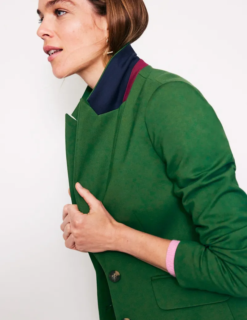 Mäntel & Jacken | Blazer | Boden Marylebone Ponte-Blazer-Dunkles Smaragdgrün DunklesSmaragdgrün