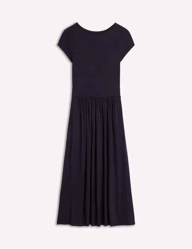 Kleider & Jumpsuits | Midi | Boden Melanie Jersey-Midikleid- Marineblaue