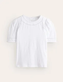 T-shirts & Tops | Oberteile | Boden Mila Oberteil mit Bommeln- Weiß