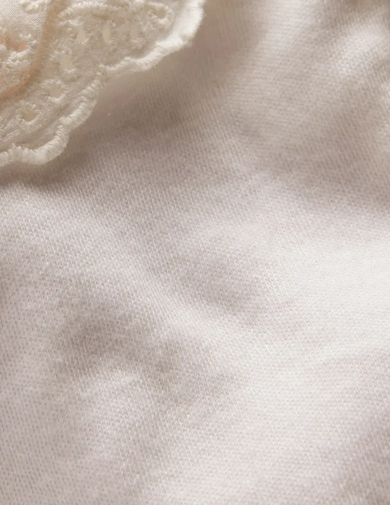 Oberteile & T-shirts | Boden Mit Kragen-Ivory and Navy Spot IvoryandNavySpot