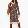 Kleider & Jumpsuits | Kleider In Petite | Boden Naomi Lockeres Jersey-Kleid-Kamelbraun, Gepard Pop Kamelbraun,GepardPop