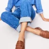 Flache Schuhe | Loafer | Boden Nya Strukturierte Pennyloafer-Hellbraun brüniertes Leder HellbraunbrüniertesLeder