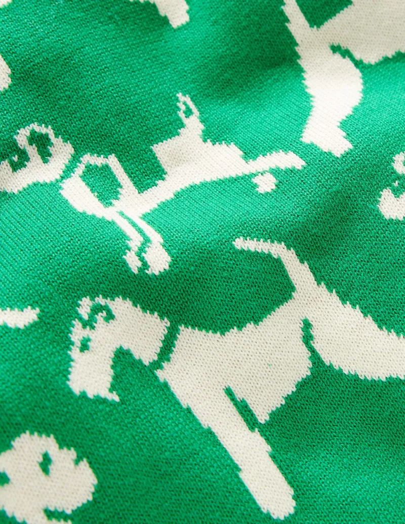 Pullover & Strickjacken | Boden Origineller Pullover-Baumgrün, Hunde Baumgrün,Hunde