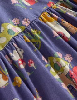 Kleider | Boden Originelles langärmeliges Jerseykleid-Steuerbordblau Fliegenpilz-Dorf SteuerbordblauFliegenpilz-Dorf