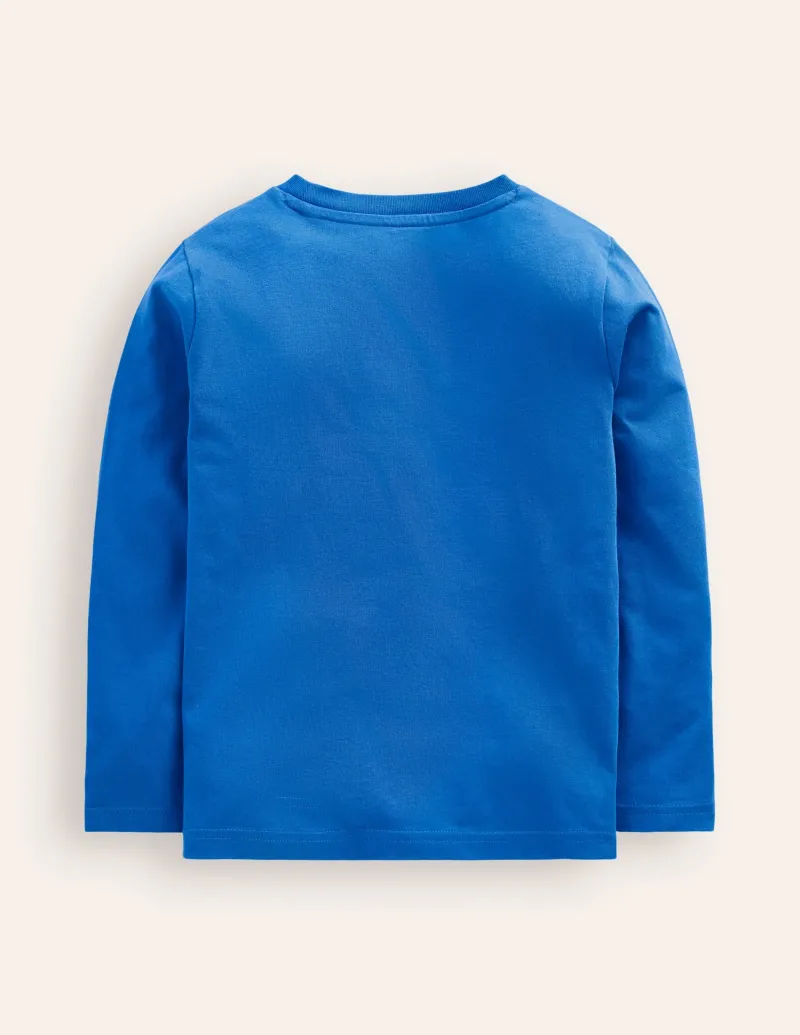 Oberteile & T-shirts | Boden Originelles Superstitch-T-Shirt mit Gittermotiv-Griechisches Blau Tiere der Arktis GriechischesBlauTierederArktis