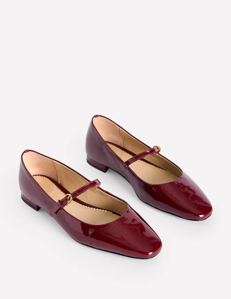 Flache Schuhe | Boden Penelope Flache Mary Janes- Black