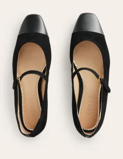 Flache Schuhe | Boden Penelope Flache Mary Janes- Schwarz