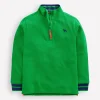 Oberteile & T-shirts | Boden Piqué-Poloshirt mit halbem Reißverschluss- Baumgrün