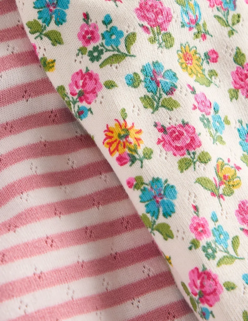 Hosen & Leggings | Boden Pointelle-Leggings im 2er-Pack- Mandelrosa/Naturweiß