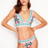 Bademode | Boden Porto Bikinihose-Bunt, Geblümte Kachel Bunt,GeblümteKachel