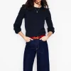 Pullover & Strickjacken | Boden Pru Pullover mit Muschelsaum- Marineblaue