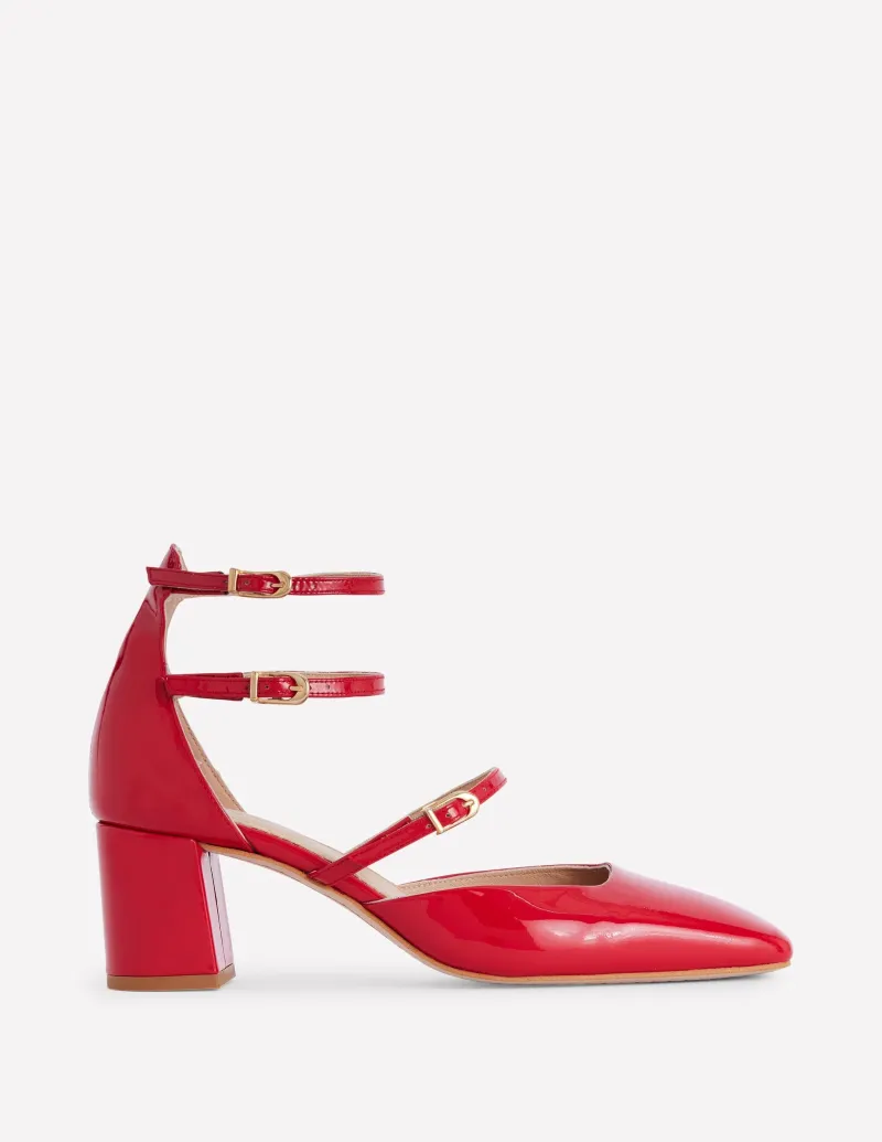 Absatzschuhe | Boden Pumps mit Riemchen und Blockabsatz-Anemone Honeycomb Spot AnemoneHoneycombSpot