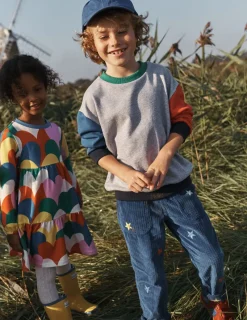 Sweatshirts & Fleeces | Oberteile & T-shirts | Boden Regenbogen-Sweatshirt-Grau Meliert GrauMeliert
